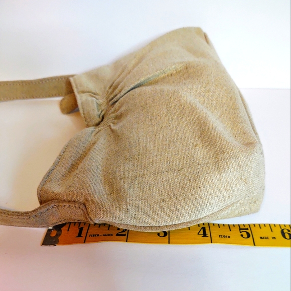 Forever by Fossil Vtg Canvas Embroidery Mini Purse - Picture 10 of 10